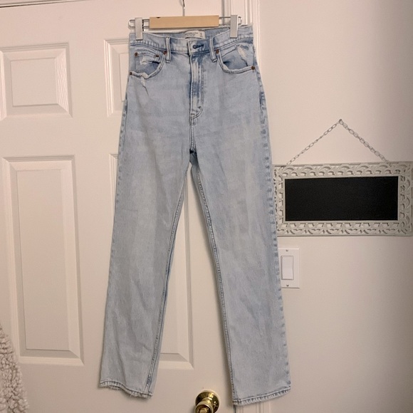 Ankle straight ultra high rise jeans - Picture 1 of 6
